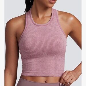 Longline high neck sports bra - NWT